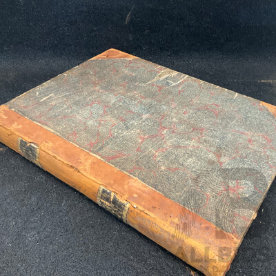 Antique Bound Volume of the Sydney Morning Herald - May to August/1868