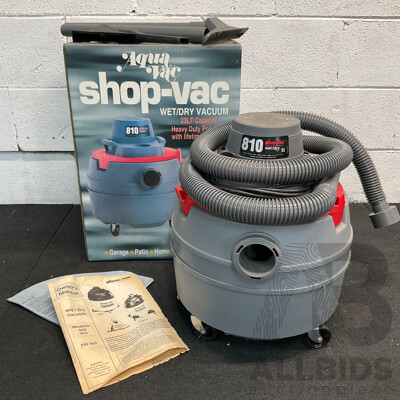 Vintage SHOP-VAC 810 Wet/Dry Vacuum