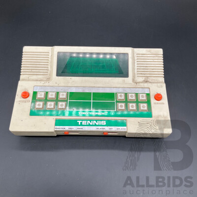 TOMY TRONICS Tennis Handheld Electronic Game