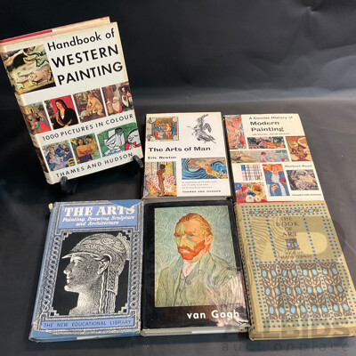 Art Collection Books - the Arts, Van Gogh, the Book of Art and More - Lot of 6
