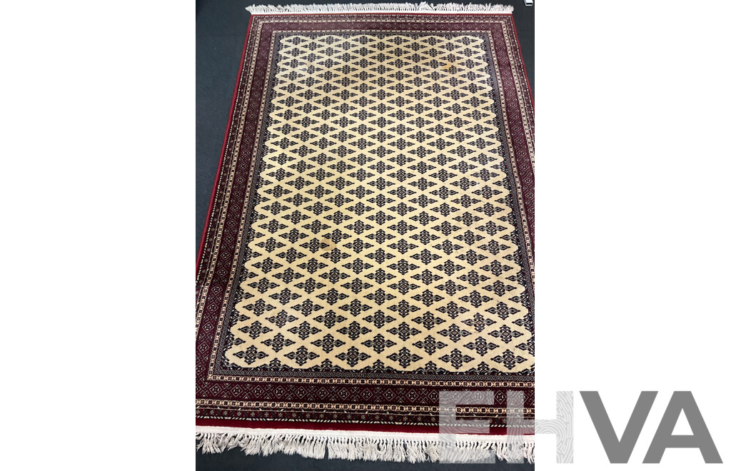 Bokhara Style 100% New Zealand Wool Carpet by RUBY COLLECTION 160x230cm