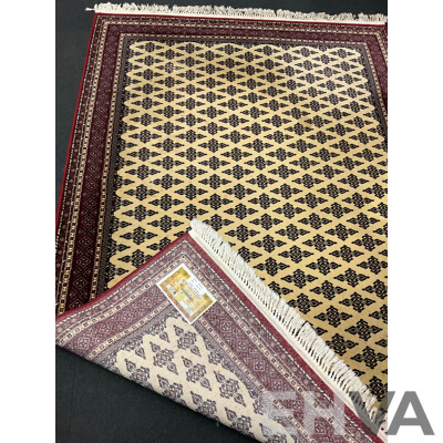 Bokhara Style 100% New Zealand Wool Carpet by RUBY COLLECTION 160x230cm