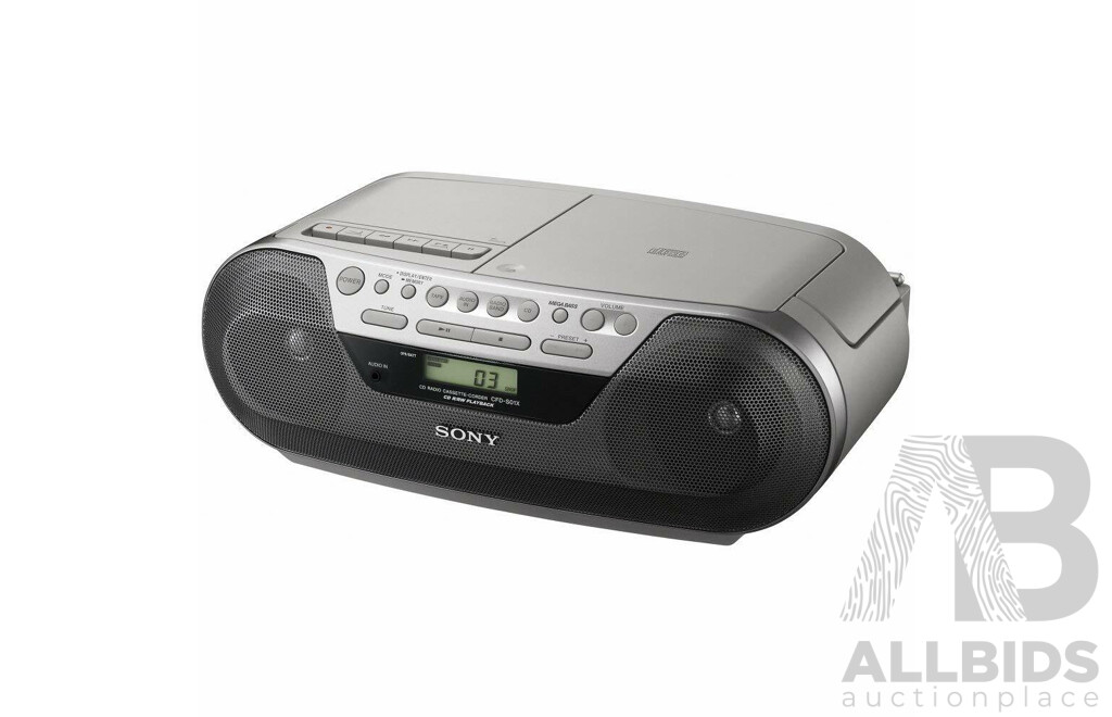 Vintage SONY CFD-S05 CD Radio Cassette Recorder