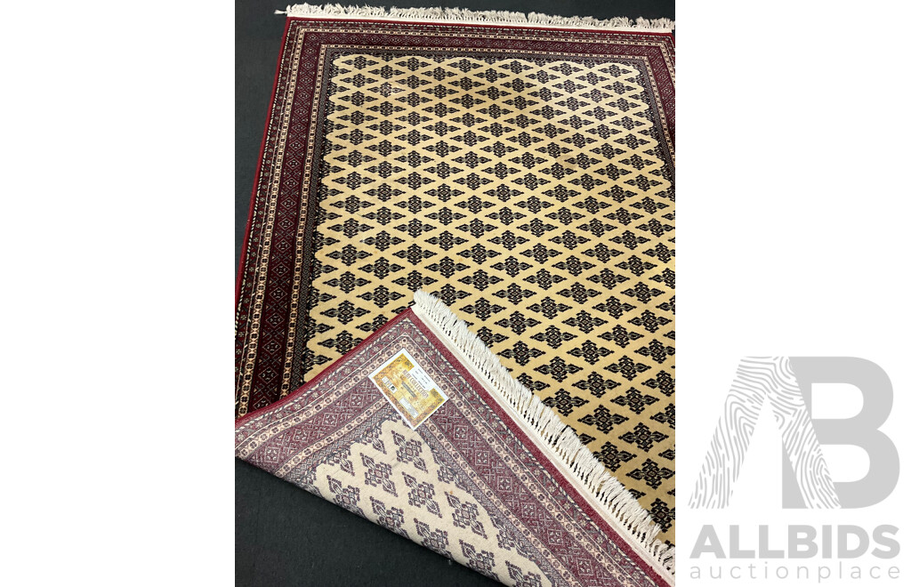 Bokhara Style 100% New Zealand Wool Carpet by RUBY COLLECTION 160x230cm