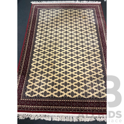 Bokhara Style 100% New Zealand Wool Carpet by RUBY COLLECTION 160x230cm