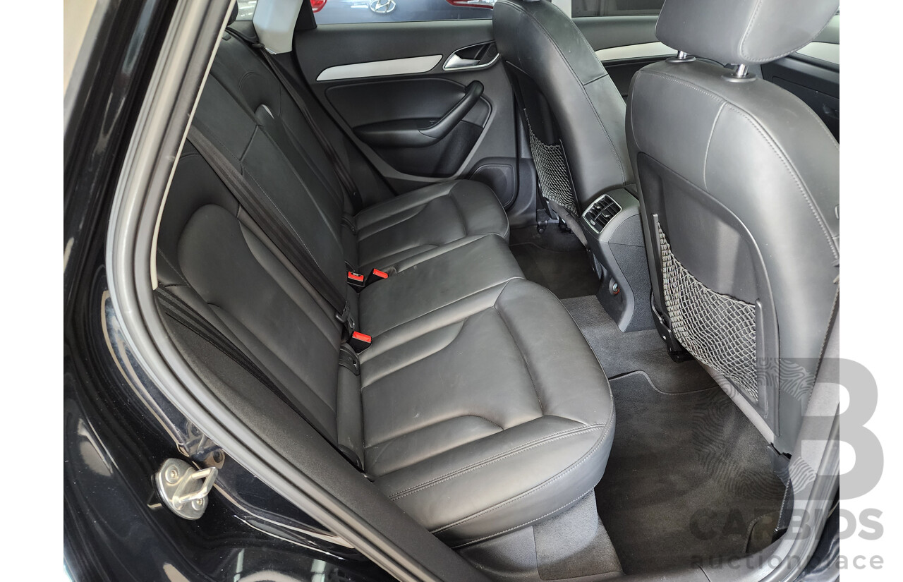 9/2013 Audi Q3 2.0 TDI Quattro (103kw) 8U MY14 4d Wagon Black 2.0L