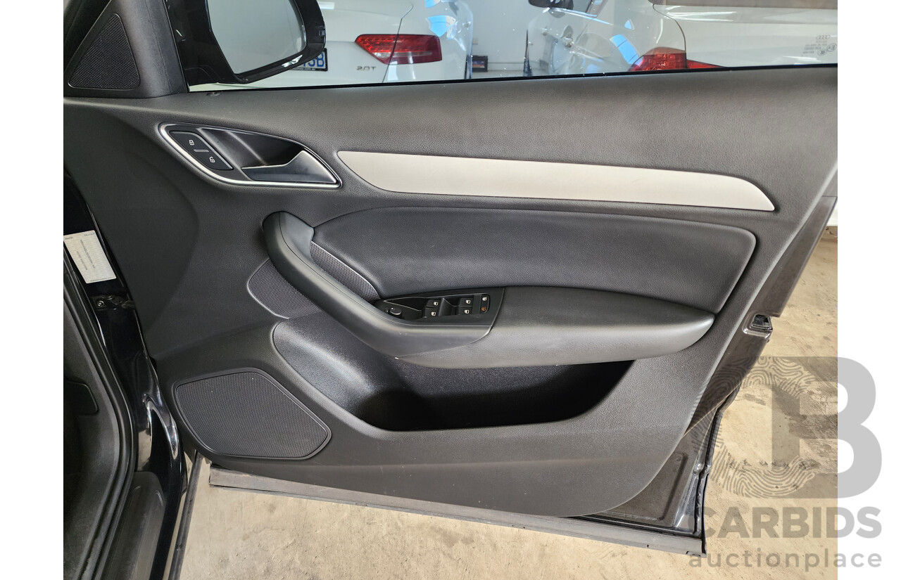 9/2013 Audi Q3 2.0 TDI Quattro (103kw) 8U MY14 4d Wagon Black 2.0L