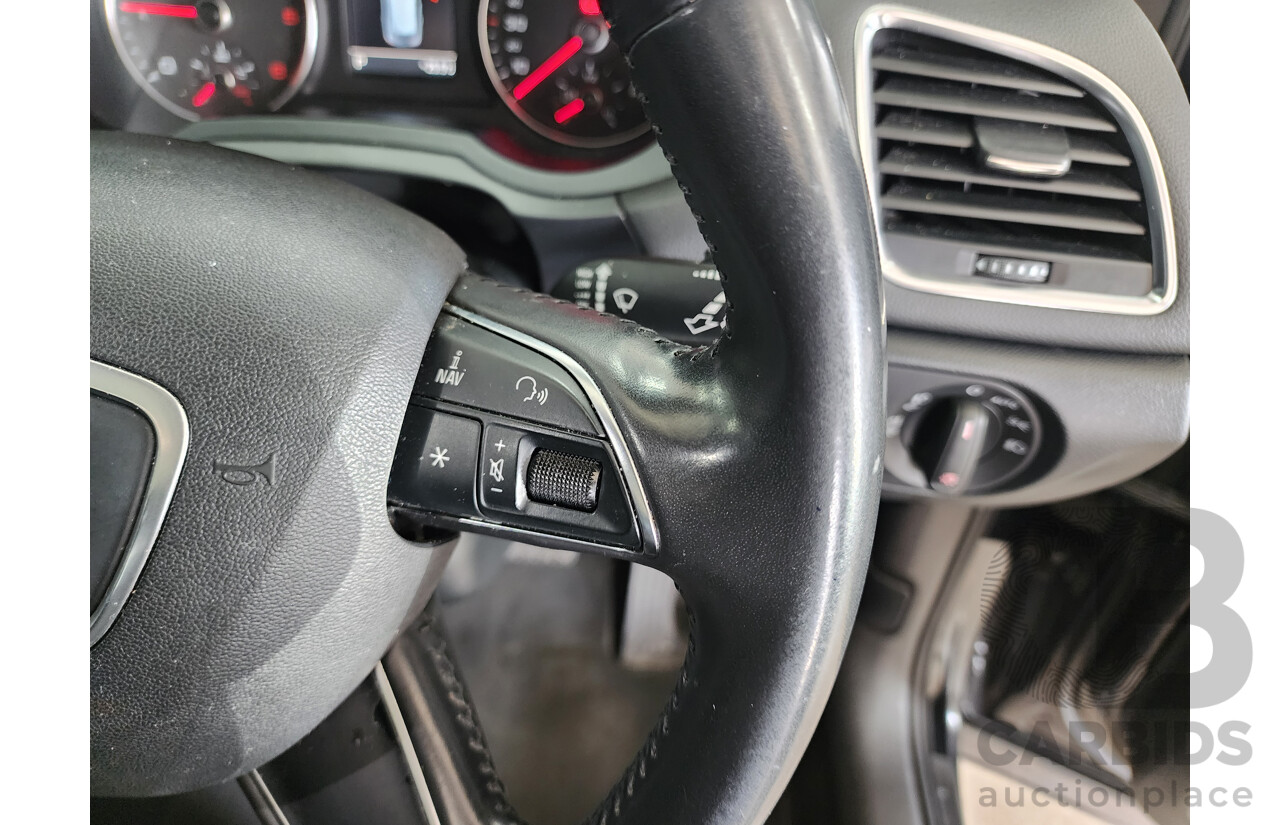 9/2013 Audi Q3 2.0 TDI Quattro (103kw) 8U MY14 4d Wagon Black 2.0L