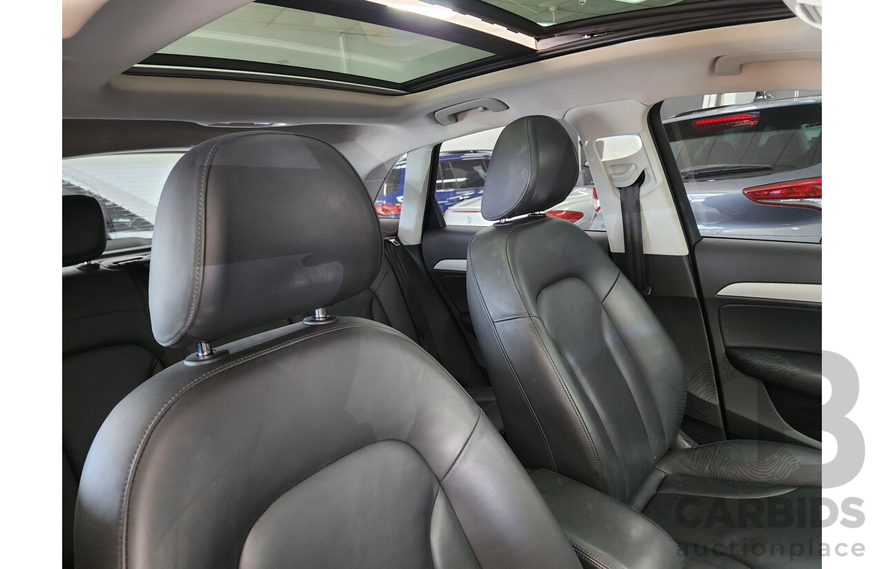 9/2013 Audi Q3 2.0 TDI Quattro (103kw) 8U MY14 4d Wagon Black 2.0L