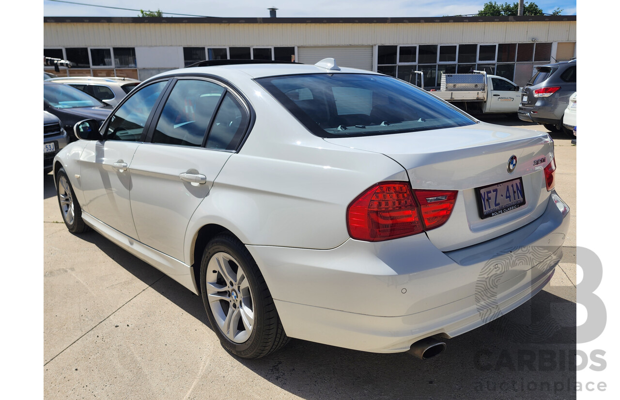 10/2009 Bmw 3 20i Executive E90 MY09 4d Sedan White 2.0L