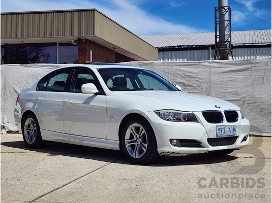 10/2009 Bmw 3 20i Executive E90 MY09 4d Sedan White 2.0L