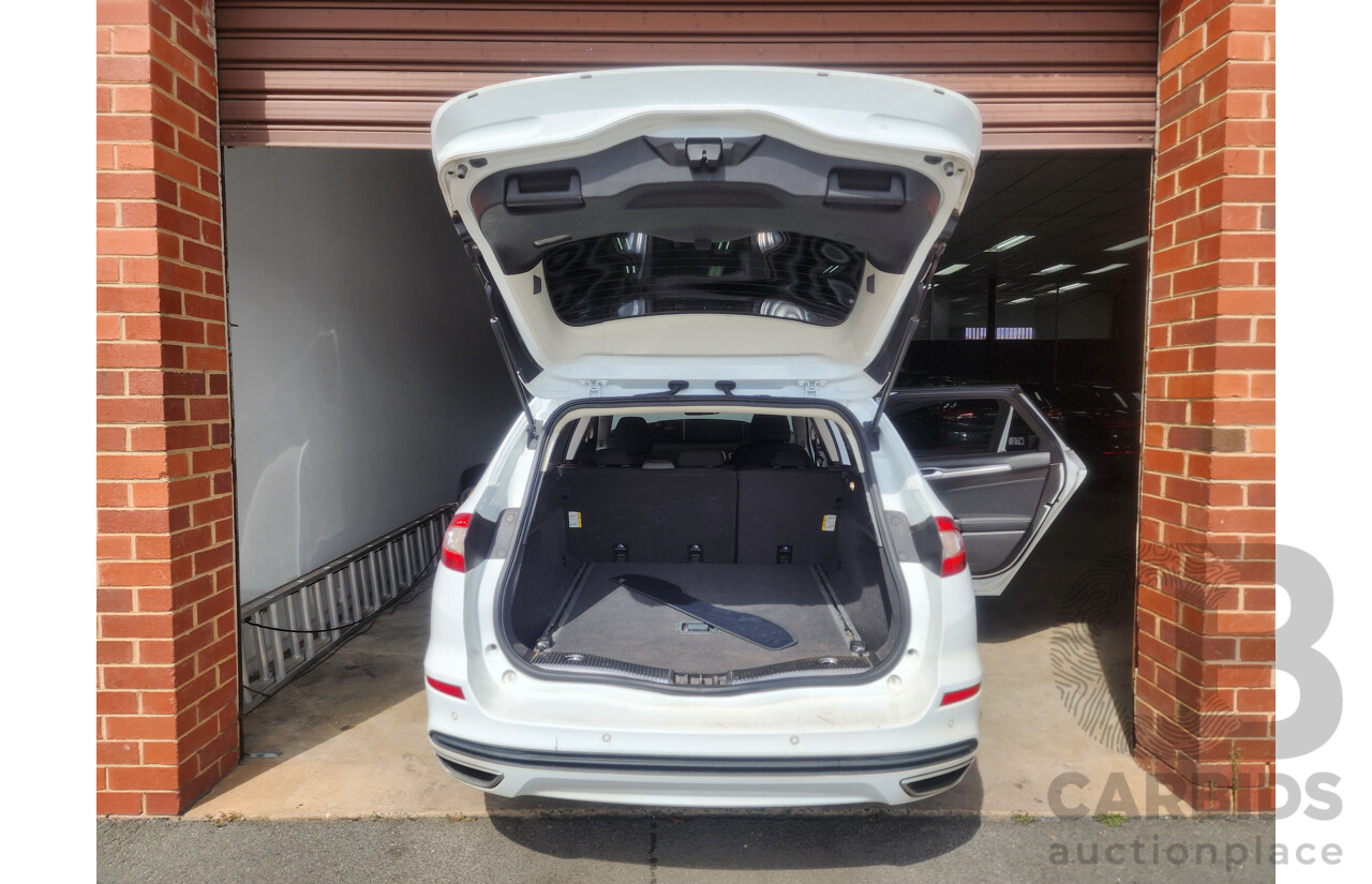 11/2017 Ford Mondeo Ambiente TDCi MD 4d Wagon White 2.0L