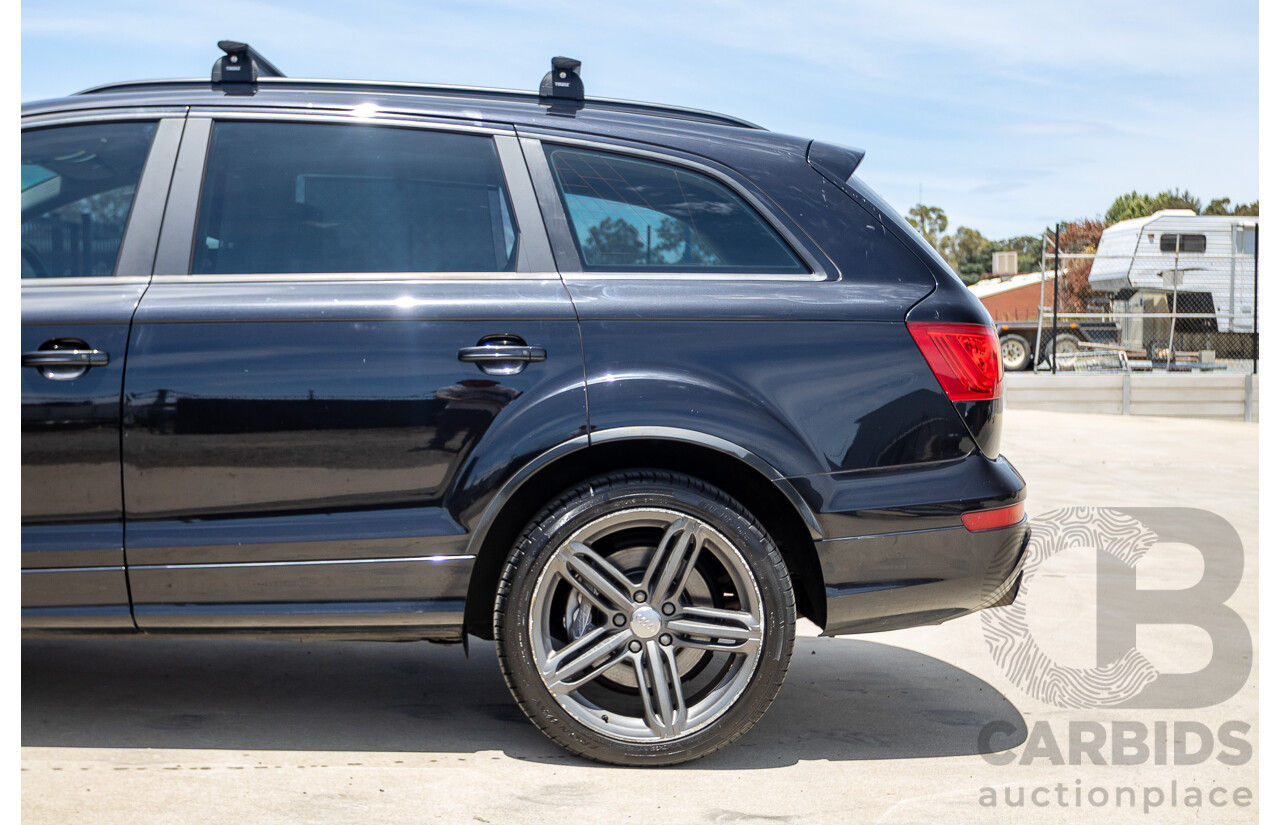 11/2012 Audi Q7 4.2 TDI Quattro (AWD) MY12 4D Wagon Black Twin Turbo 4.1L V8