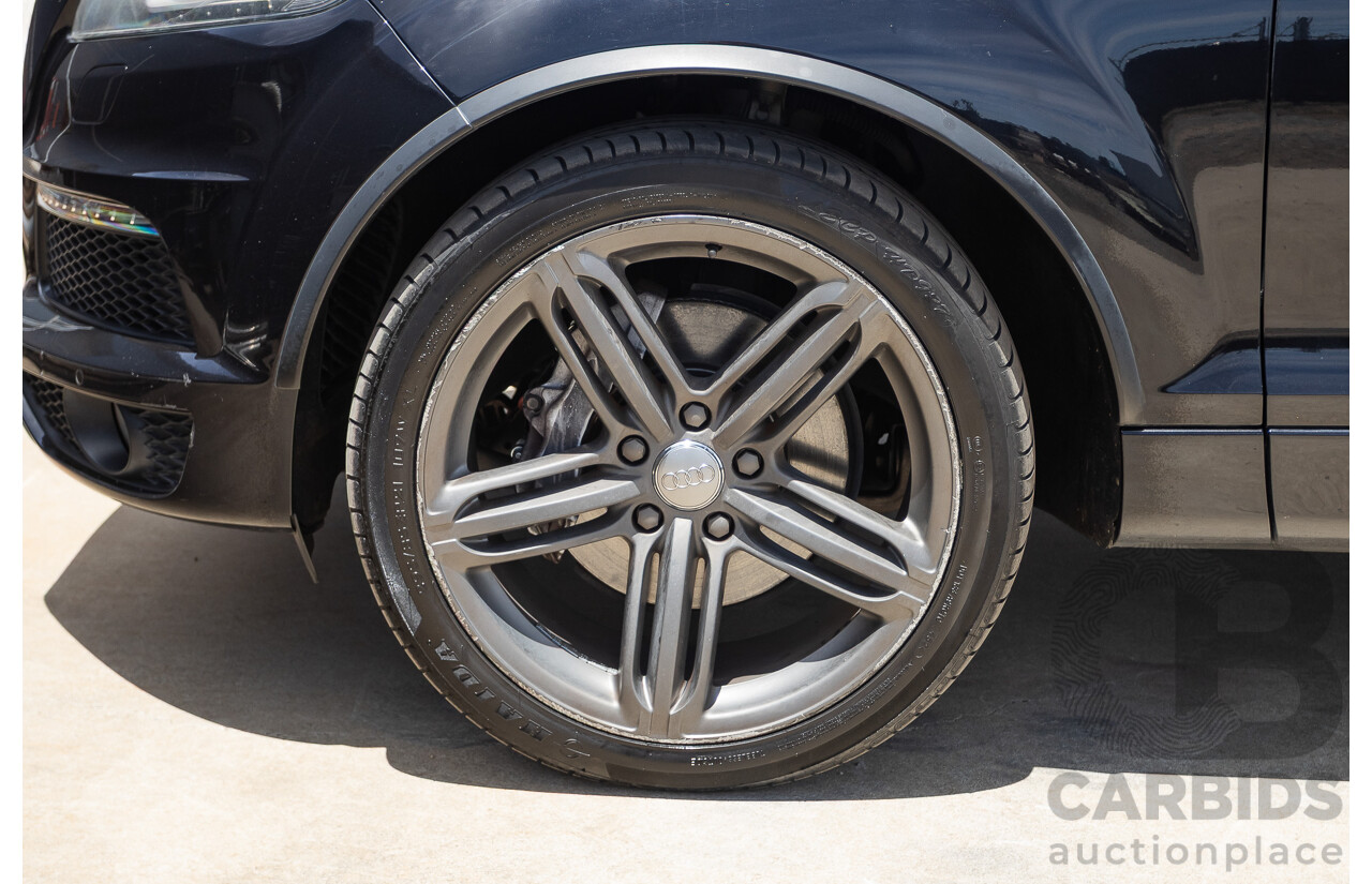 11/2012 Audi Q7 4.2 TDI Quattro (AWD) MY12 4D Wagon Black Twin Turbo 4.1L V8