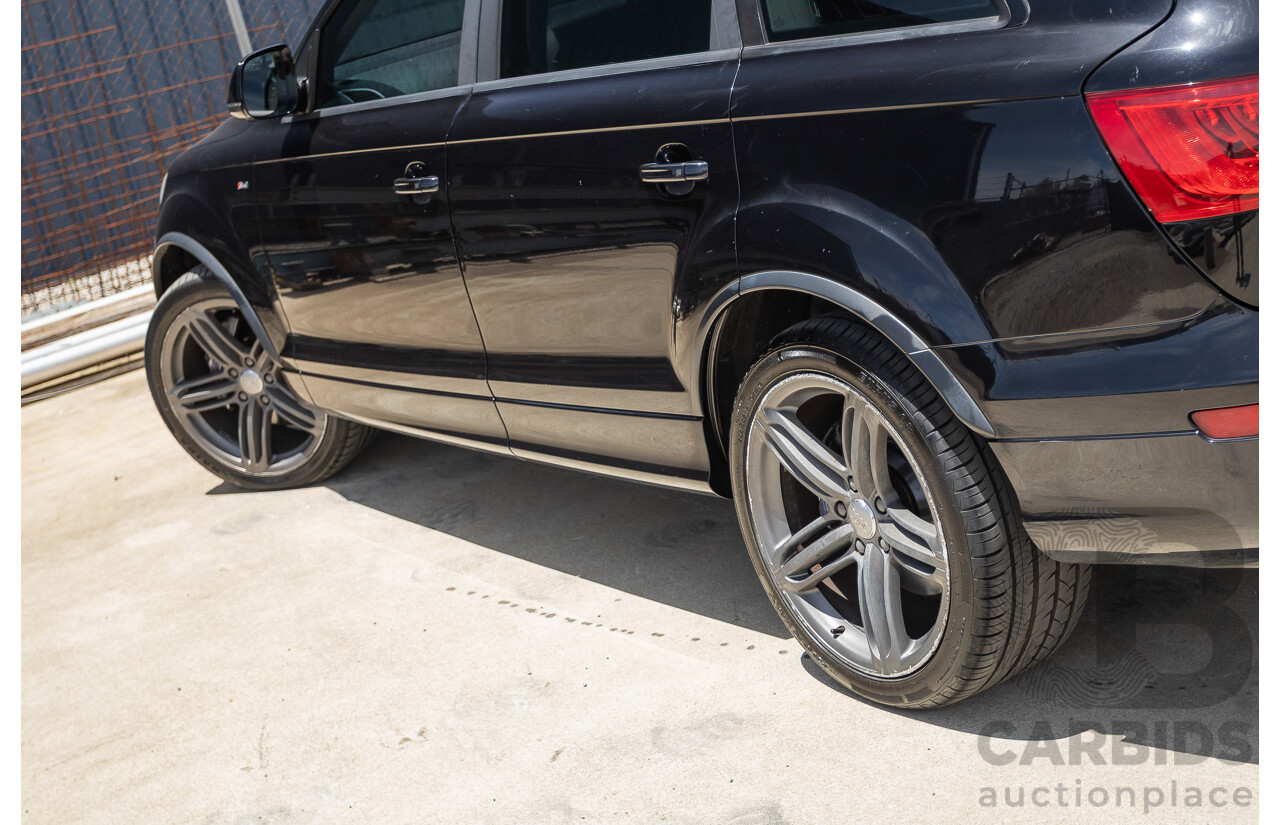 11/2012 Audi Q7 4.2 TDI Quattro (AWD) MY12 4D Wagon Black Twin Turbo 4.1L V8