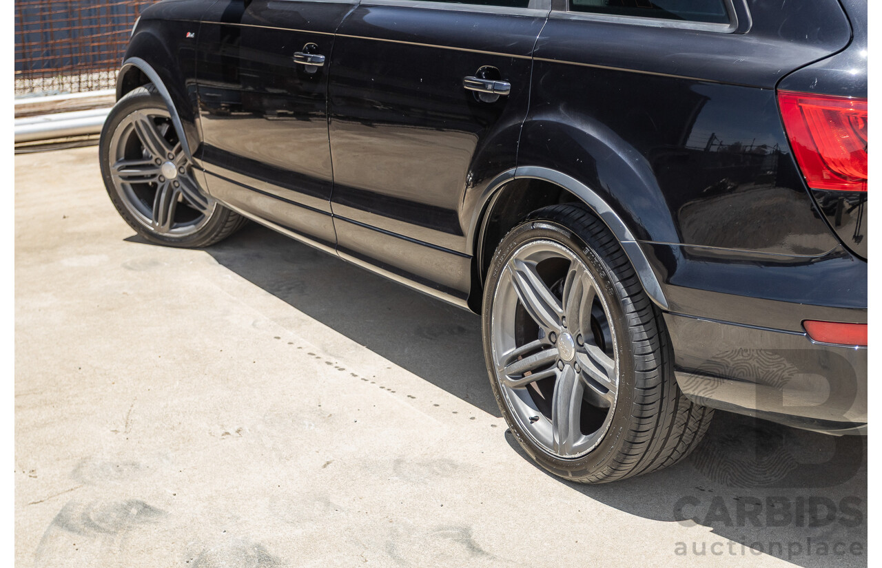 11/2012 Audi Q7 4.2 TDI Quattro (AWD) MY12 4D Wagon Black Twin Turbo 4.1L V8