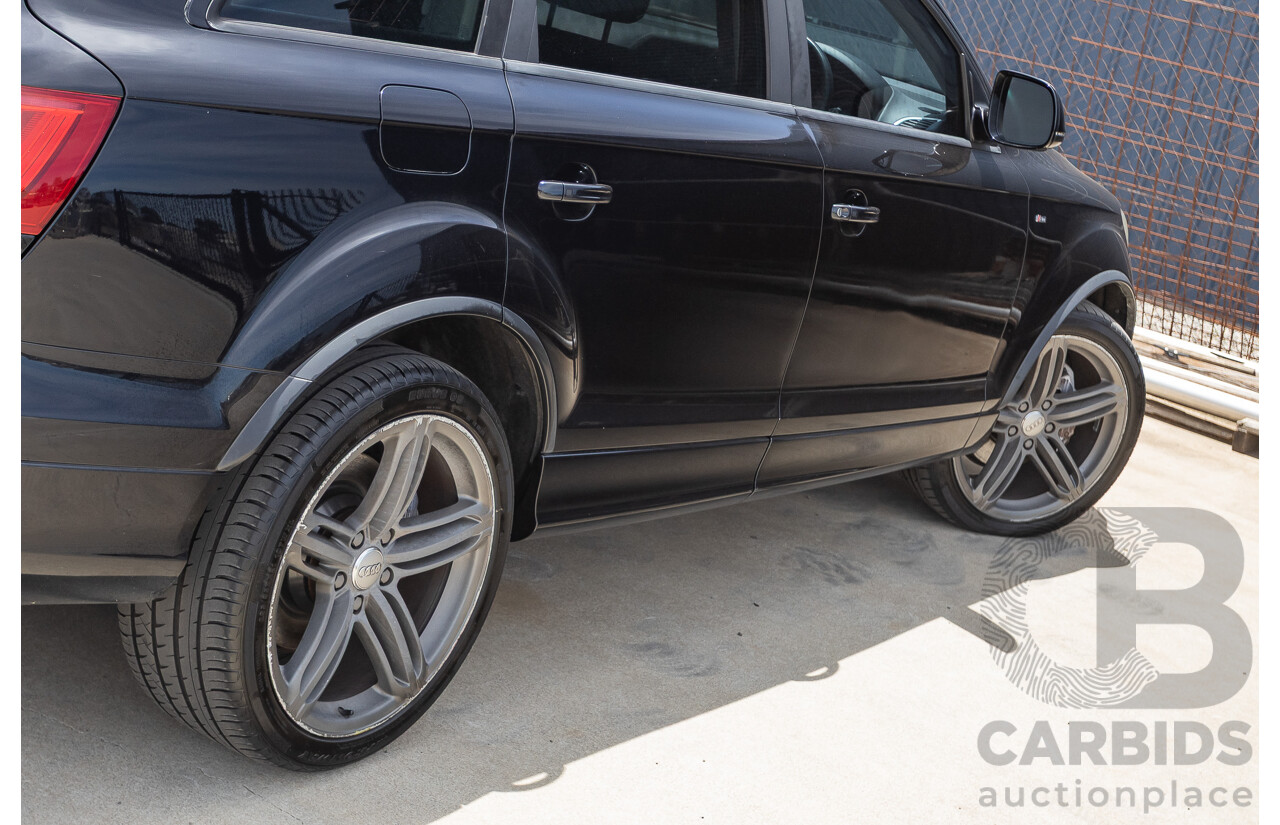 11/2012 Audi Q7 4.2 TDI Quattro (AWD) MY12 4D Wagon Black Twin Turbo 4.1L V8
