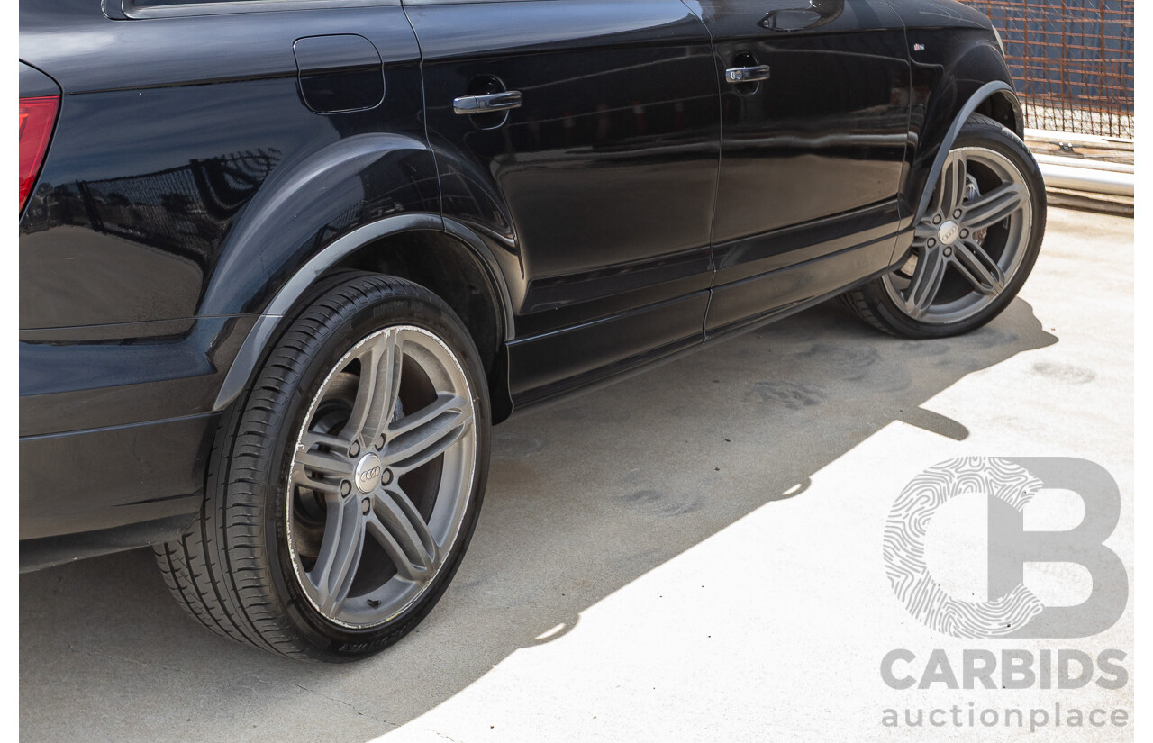 11/2012 Audi Q7 4.2 TDI Quattro (AWD) MY12 4D Wagon Black Twin Turbo 4.1L V8