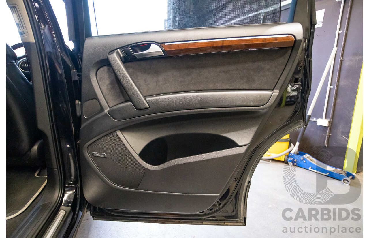 11/2012 Audi Q7 4.2 TDI Quattro (AWD) MY12 4D Wagon Black Twin Turbo 4.1L V8