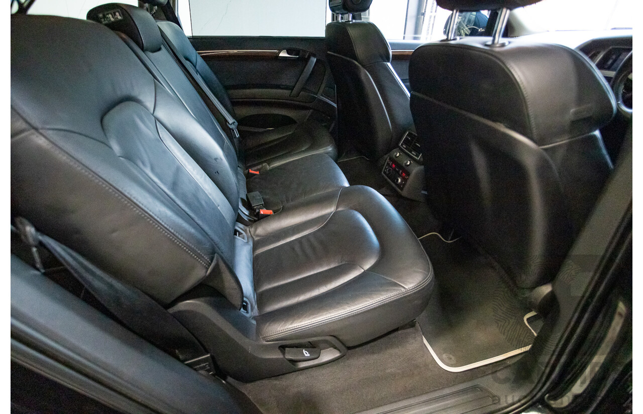 11/2012 Audi Q7 4.2 TDI Quattro (AWD) MY12 4D Wagon Black Twin Turbo 4.1L V8