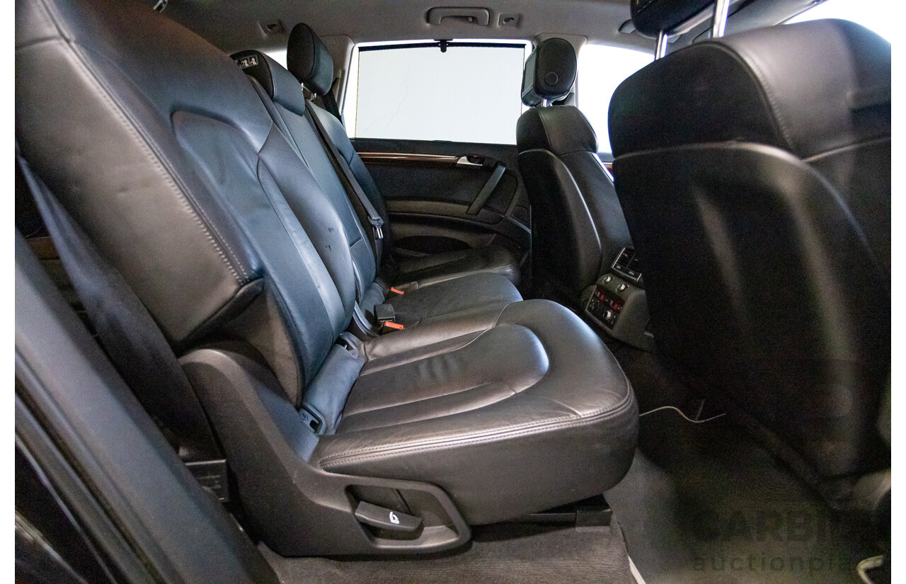 11/2012 Audi Q7 4.2 TDI Quattro (AWD) MY12 4D Wagon Black Twin Turbo 4.1L V8
