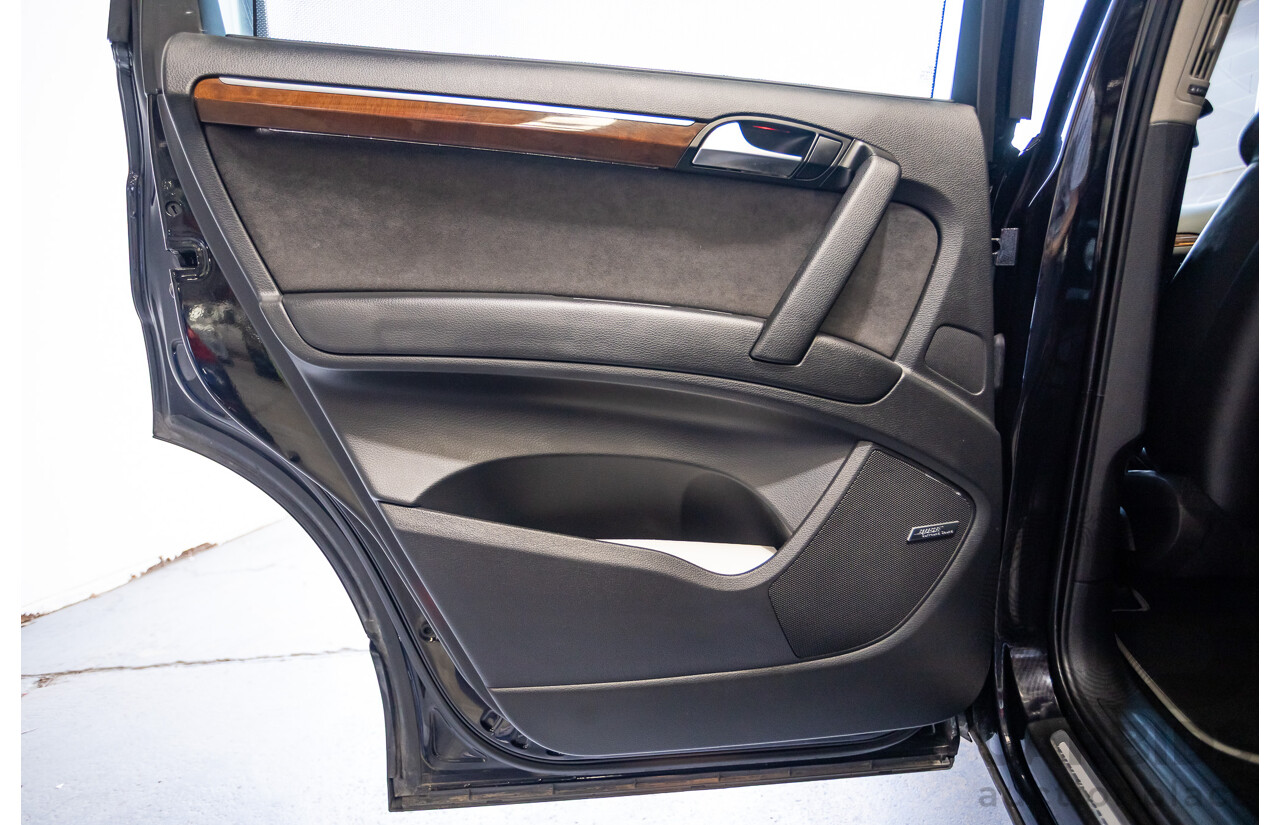 11/2012 Audi Q7 4.2 TDI Quattro (AWD) MY12 4D Wagon Black Twin Turbo 4.1L V8