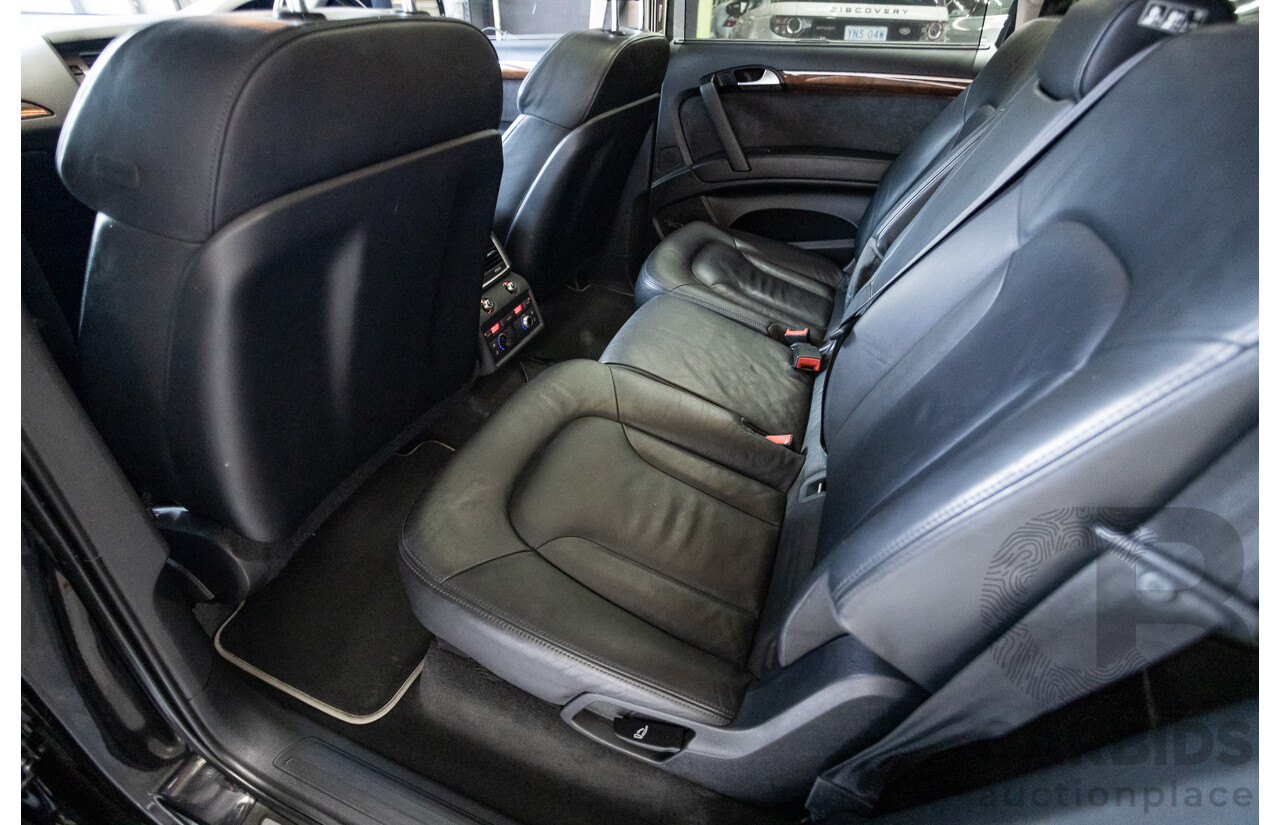 11/2012 Audi Q7 4.2 TDI Quattro (AWD) MY12 4D Wagon Black Twin Turbo 4.1L V8