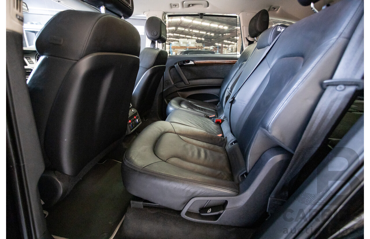 11/2012 Audi Q7 4.2 TDI Quattro (AWD) MY12 4D Wagon Black Twin Turbo 4.1L V8