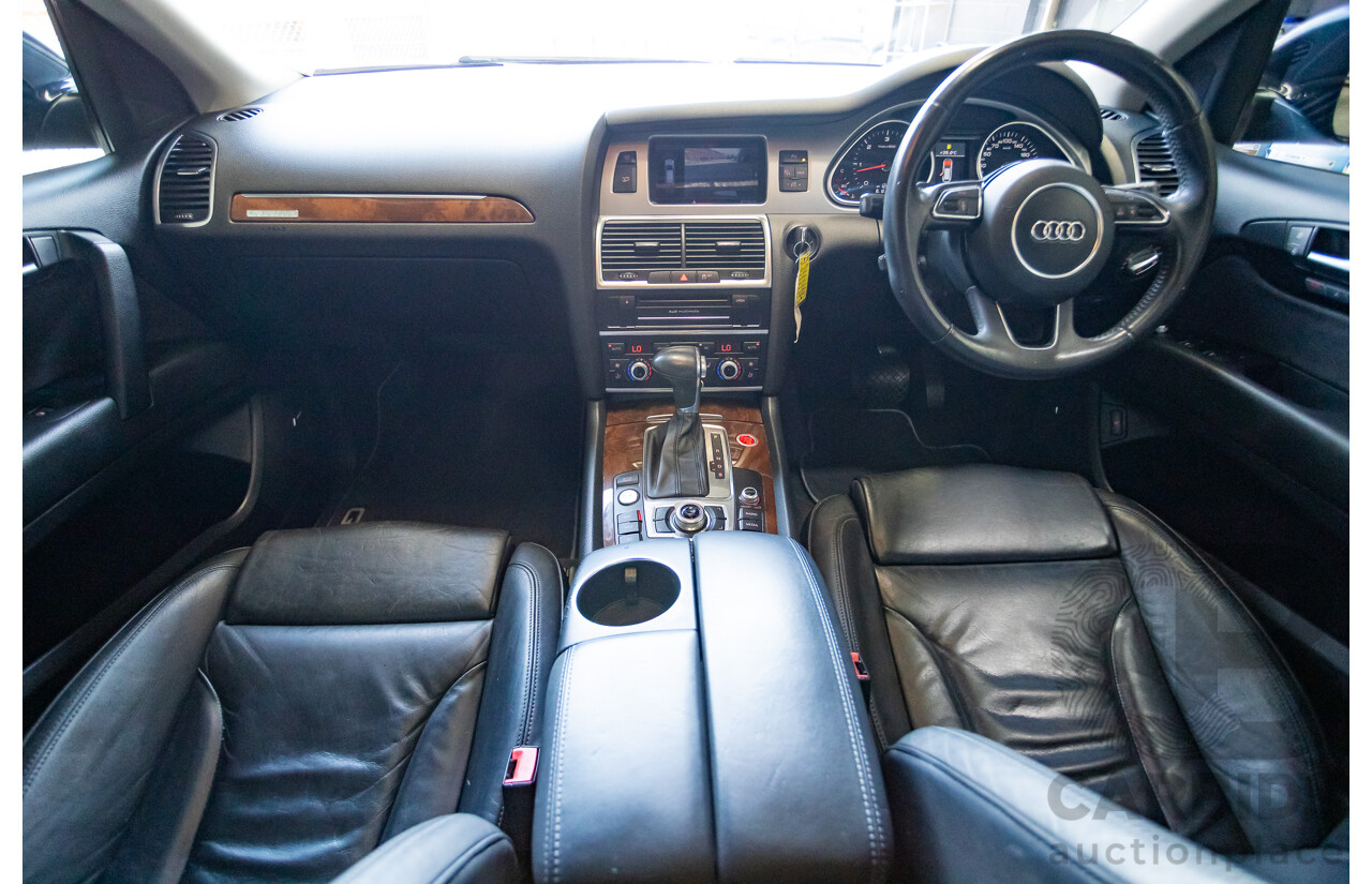 11/2012 Audi Q7 4.2 TDI Quattro (AWD) MY12 4D Wagon Black Twin Turbo 4.1L V8