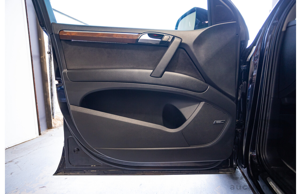 11/2012 Audi Q7 4.2 TDI Quattro (AWD) MY12 4D Wagon Black Twin Turbo 4.1L V8