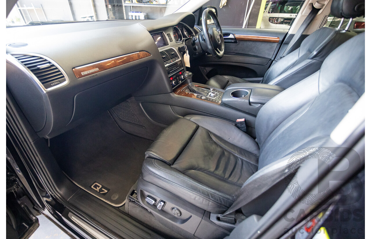 11/2012 Audi Q7 4.2 TDI Quattro (AWD) MY12 4D Wagon Black Twin Turbo 4.1L V8