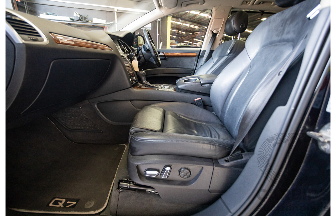 11/2012 Audi Q7 4.2 TDI Quattro (AWD) MY12 4D Wagon Black Twin Turbo 4.1L V8