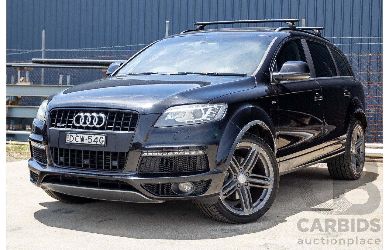 11/2012 Audi Q7 4.2 TDI Quattro (AWD) MY12 4D Wagon Black Twin Turbo 4.1L V8