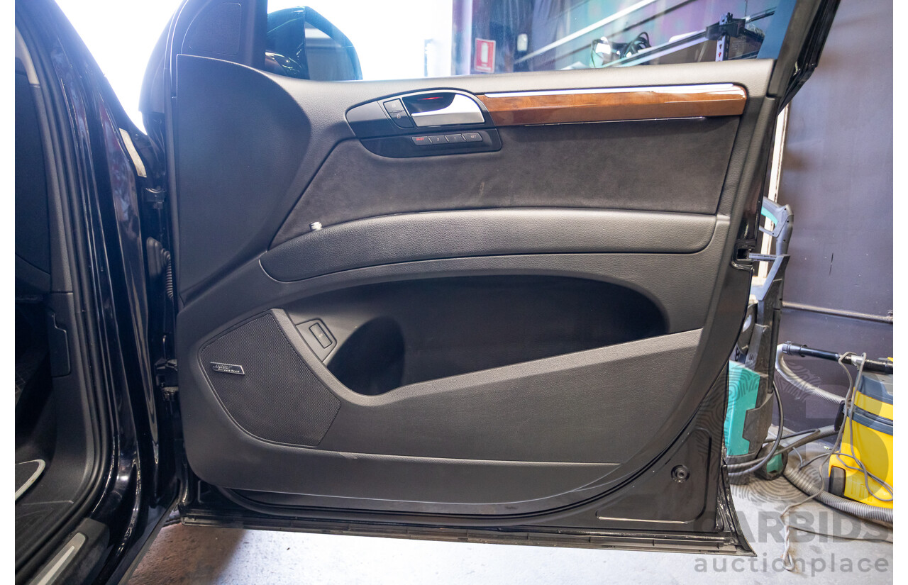 11/2012 Audi Q7 4.2 TDI Quattro (AWD) MY12 4D Wagon Black Twin Turbo 4.1L V8