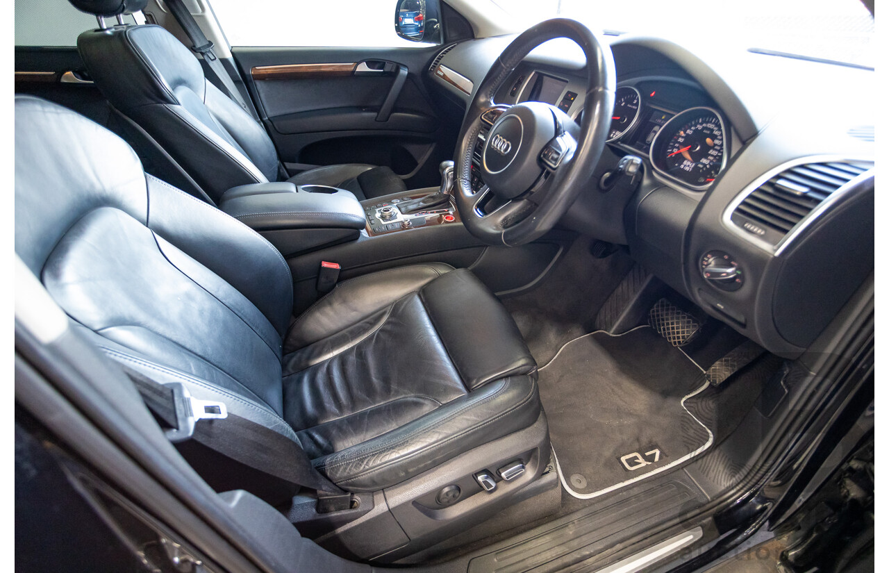11/2012 Audi Q7 4.2 TDI Quattro (AWD) MY12 4D Wagon Black Twin Turbo 4.1L V8