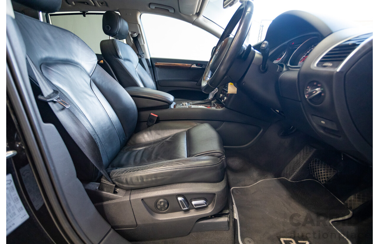 11/2012 Audi Q7 4.2 TDI Quattro (AWD) MY12 4D Wagon Black Twin Turbo 4.1L V8