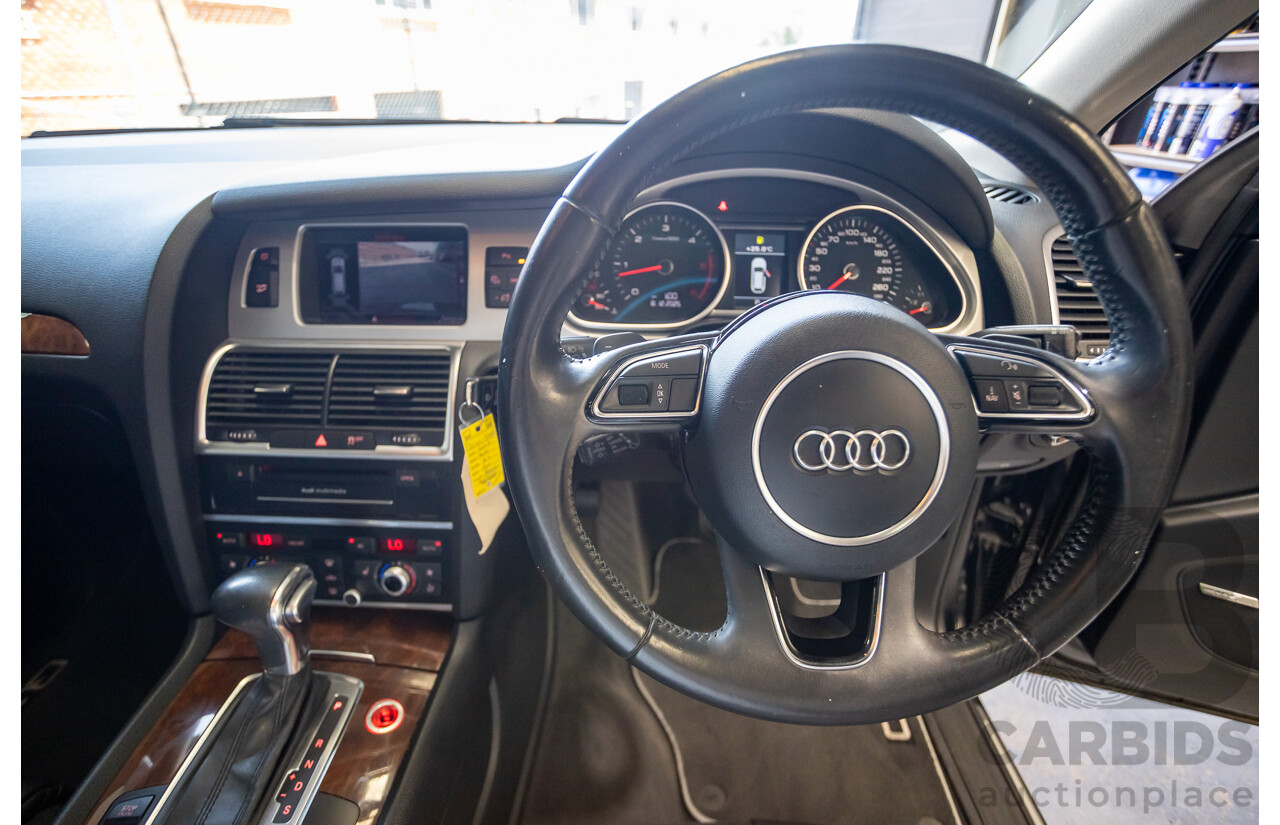 11/2012 Audi Q7 4.2 TDI Quattro (AWD) MY12 4D Wagon Black Twin Turbo 4.1L V8