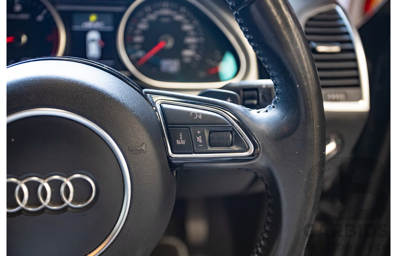 11/2012 Audi Q7 4.2 TDI Quattro (AWD) MY12 4D Wagon Black Twin Turbo 4.1L V8