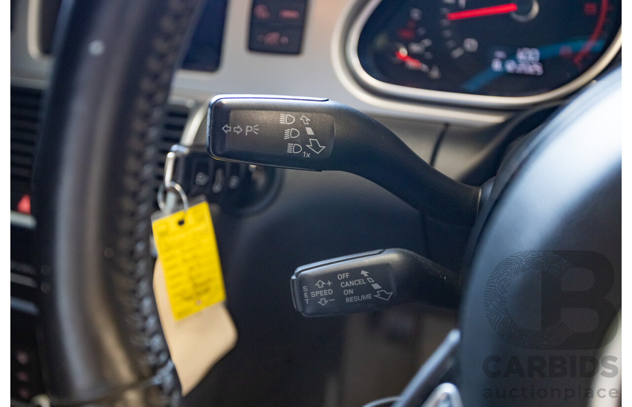 11/2012 Audi Q7 4.2 TDI Quattro (AWD) MY12 4D Wagon Black Twin Turbo 4.1L V8