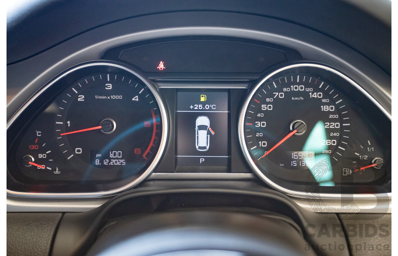 11/2012 Audi Q7 4.2 TDI Quattro (AWD) MY12 4D Wagon Black Twin Turbo 4.1L V8