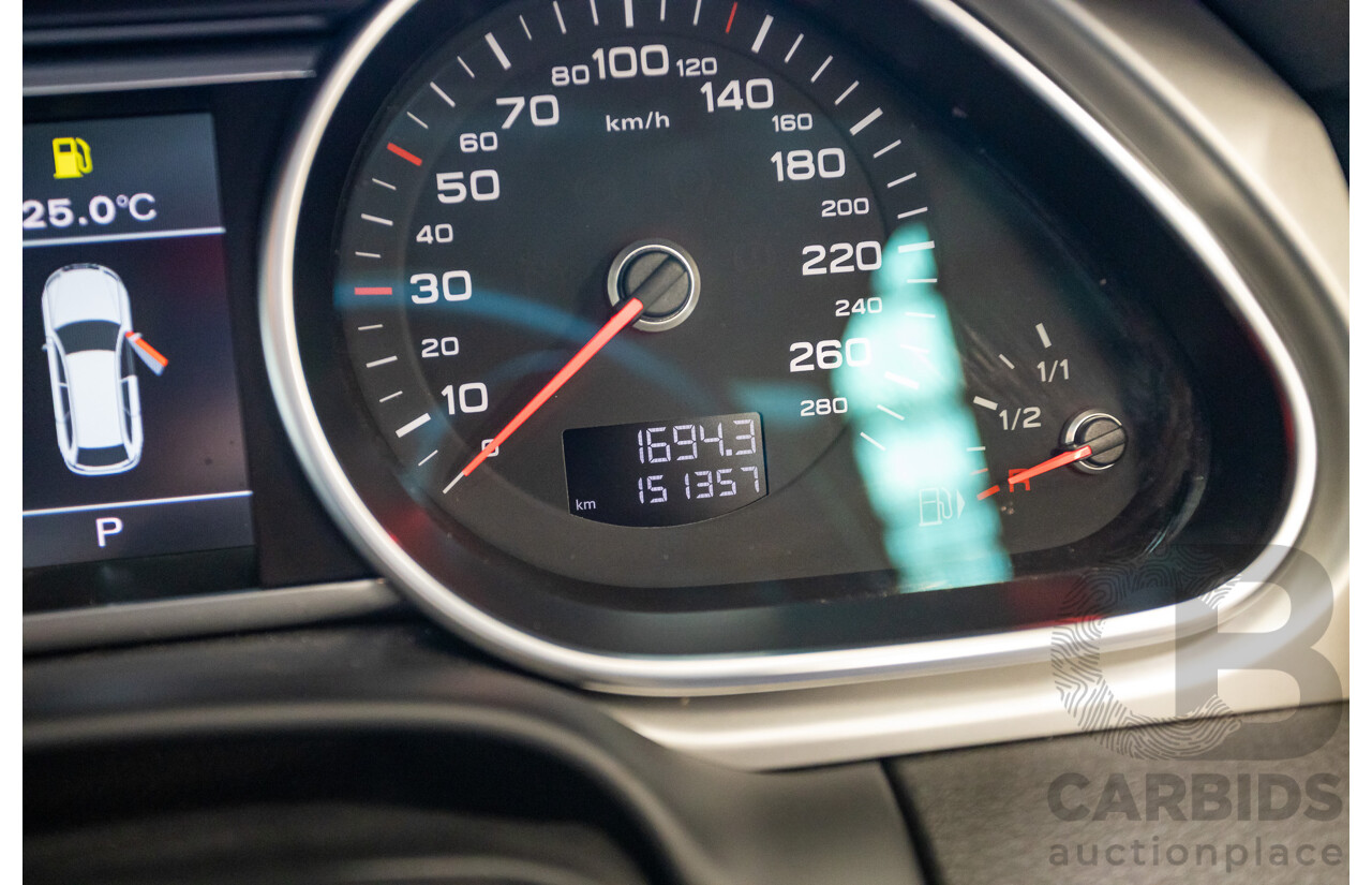 11/2012 Audi Q7 4.2 TDI Quattro (AWD) MY12 4D Wagon Black Twin Turbo 4.1L V8