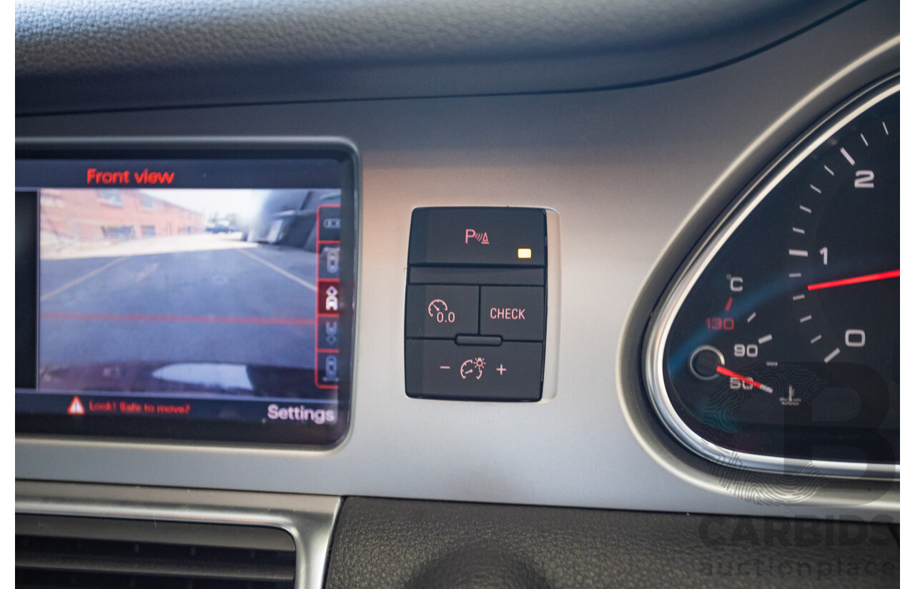 11/2012 Audi Q7 4.2 TDI Quattro (AWD) MY12 4D Wagon Black Twin Turbo 4.1L V8