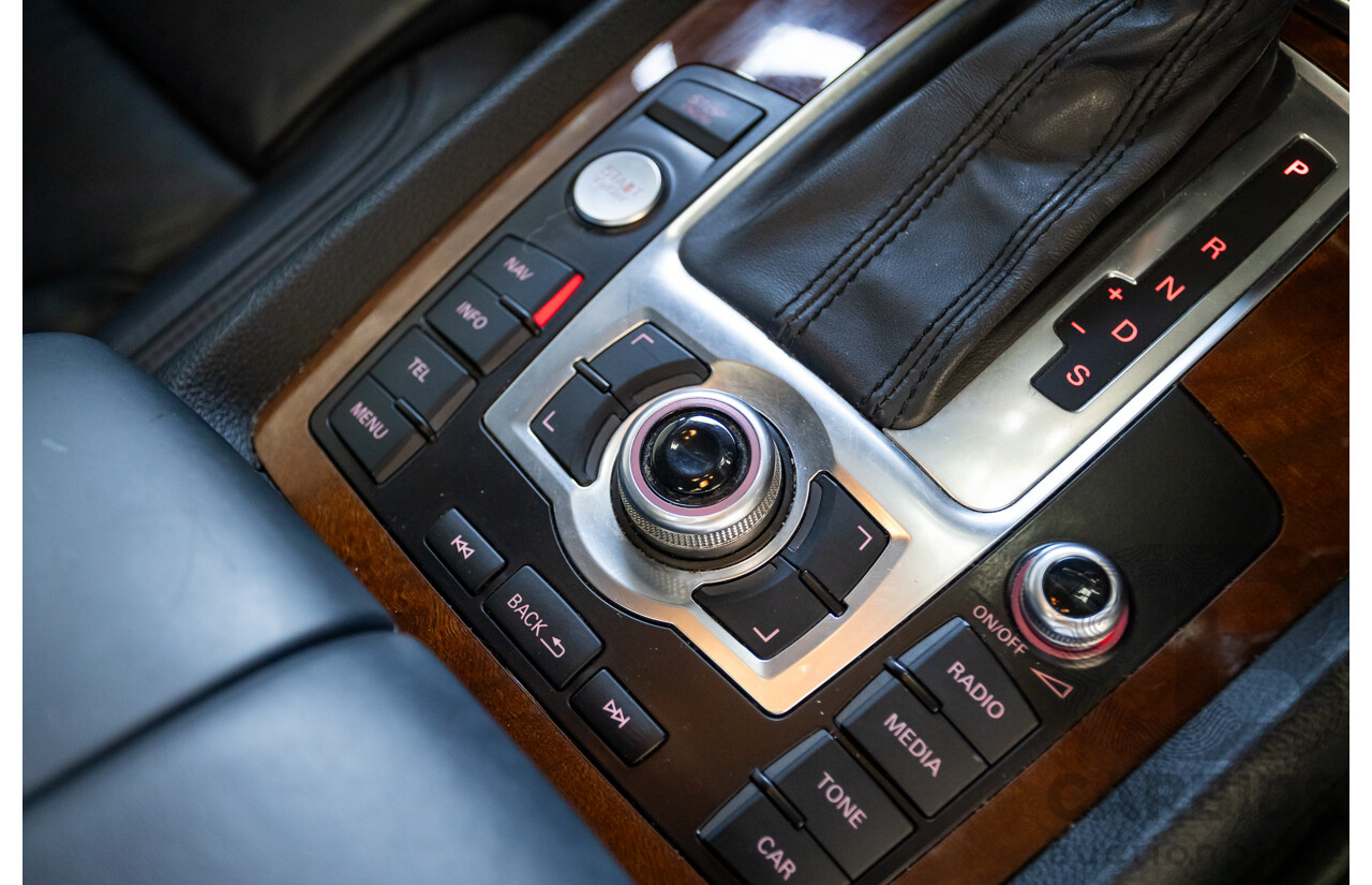 11/2012 Audi Q7 4.2 TDI Quattro (AWD) MY12 4D Wagon Black Twin Turbo 4.1L V8