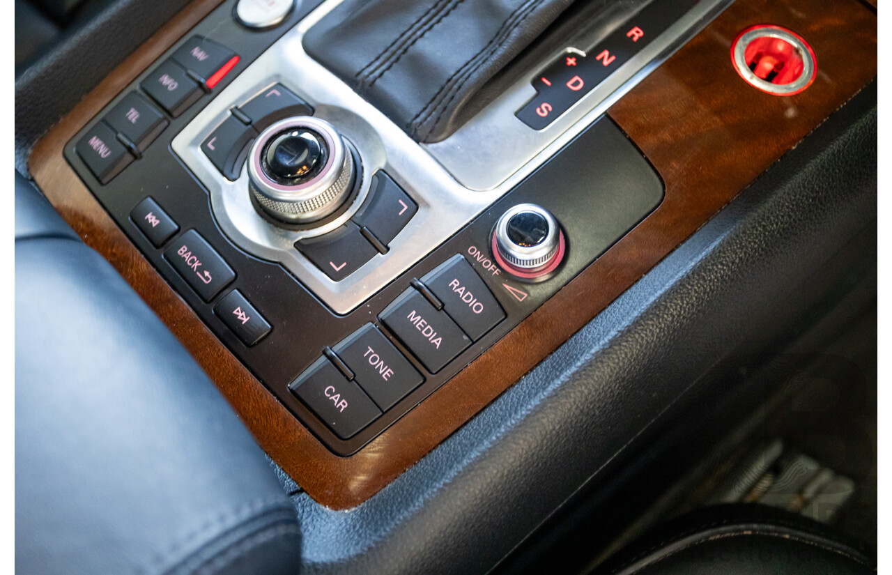 11/2012 Audi Q7 4.2 TDI Quattro (AWD) MY12 4D Wagon Black Twin Turbo 4.1L V8