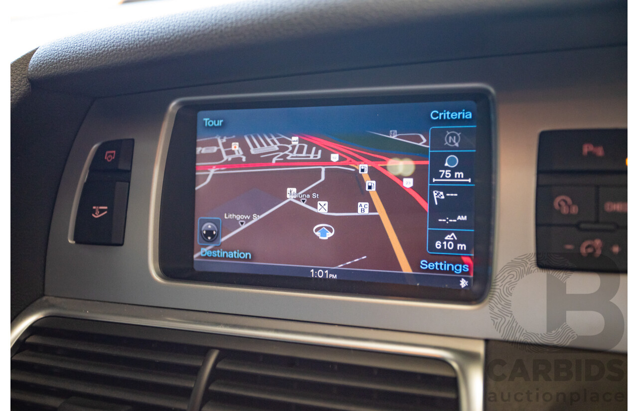 11/2012 Audi Q7 4.2 TDI Quattro (AWD) MY12 4D Wagon Black Twin Turbo 4.1L V8