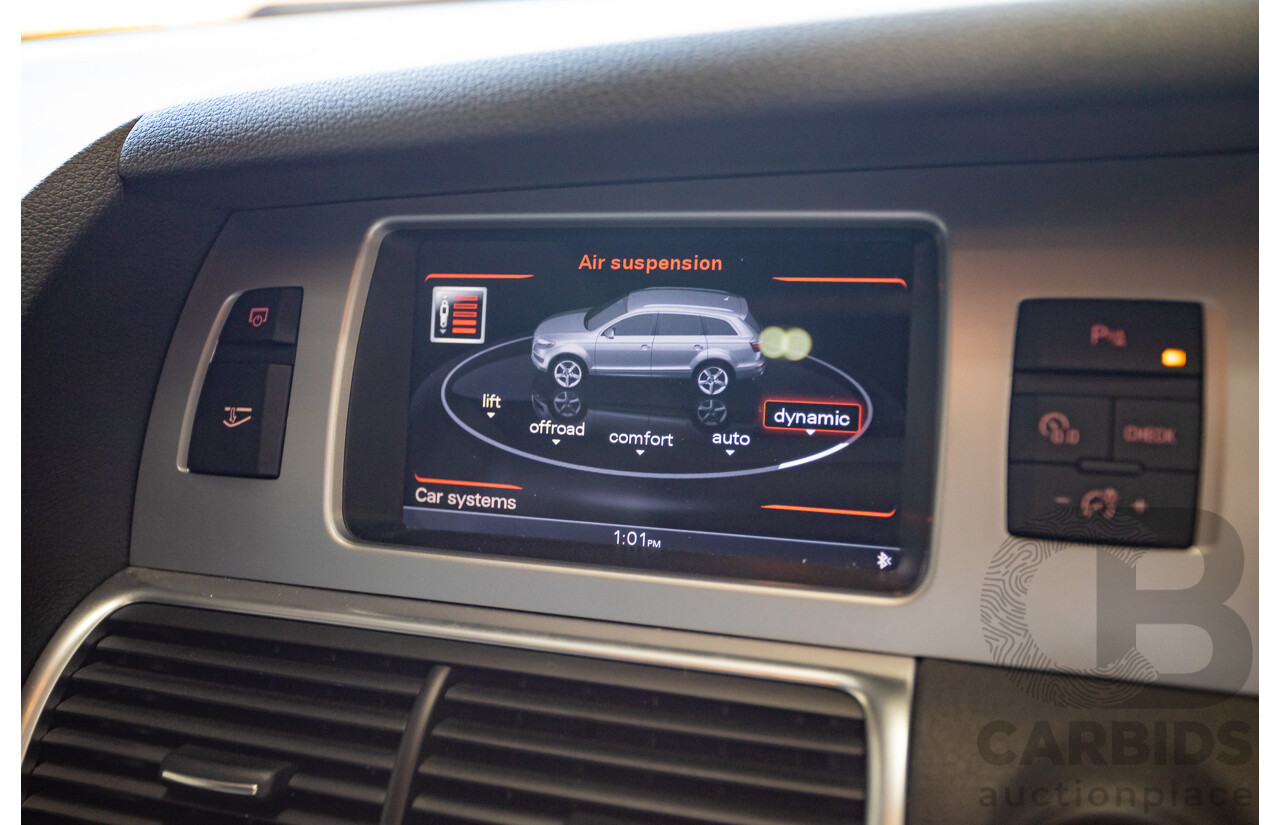 11/2012 Audi Q7 4.2 TDI Quattro (AWD) MY12 4D Wagon Black Twin Turbo 4.1L V8