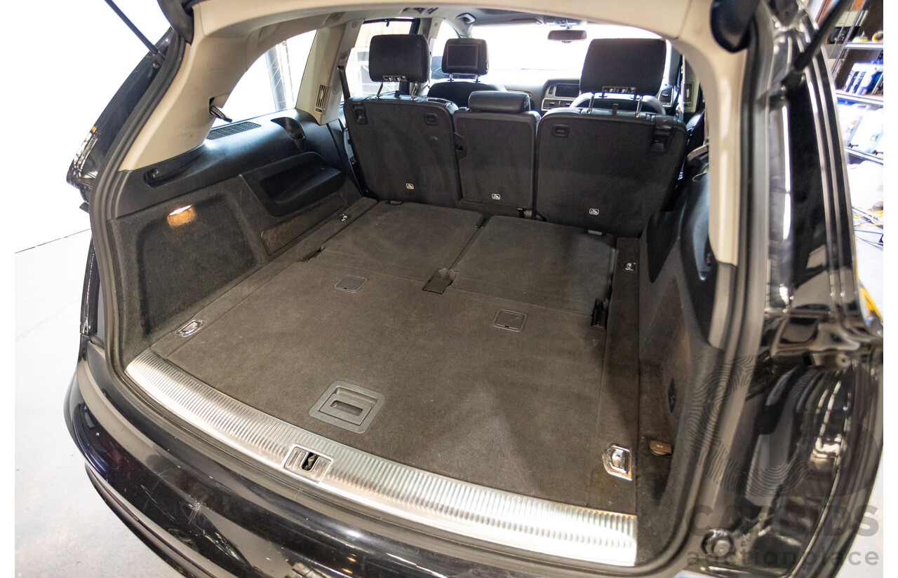 11/2012 Audi Q7 4.2 TDI Quattro (AWD) MY12 4D Wagon Black Twin Turbo 4.1L V8
