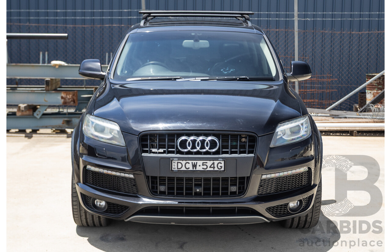 11/2012 Audi Q7 4.2 TDI Quattro (AWD) MY12 4D Wagon Black Twin Turbo 4.1L V8