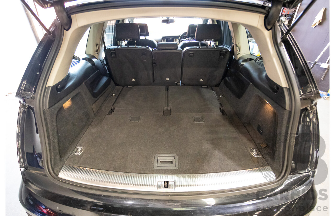 11/2012 Audi Q7 4.2 TDI Quattro (AWD) MY12 4D Wagon Black Twin Turbo 4.1L V8
