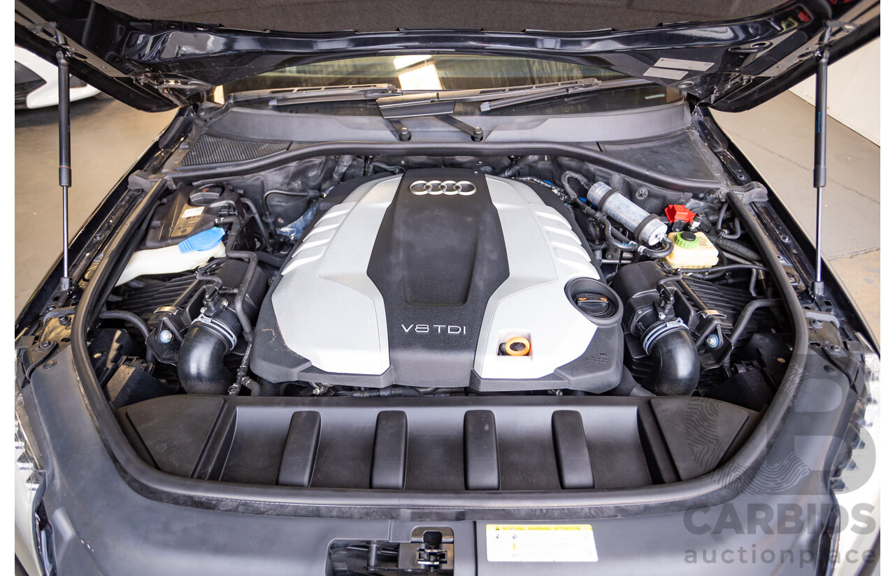 11/2012 Audi Q7 4.2 TDI Quattro (AWD) MY12 4D Wagon Black Twin Turbo 4.1L V8